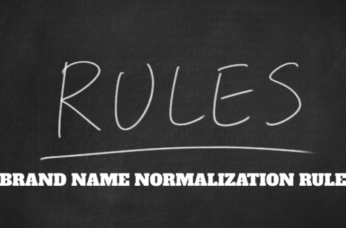 brand name normalization rules