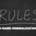 brand name normalization rules